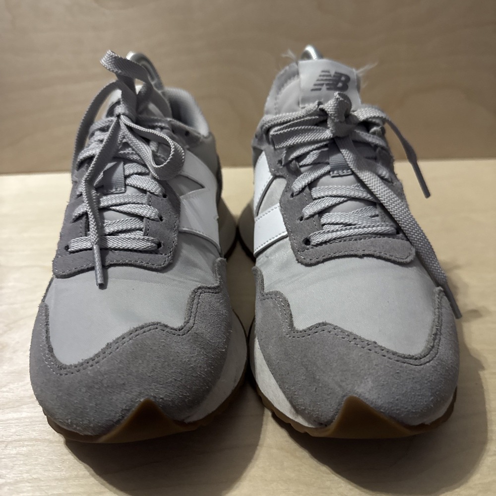 New Balance 237 Mens 7 D Grey White Lifestyle Sneakers Shoes Casual MS237GE - Picture 2 of 7